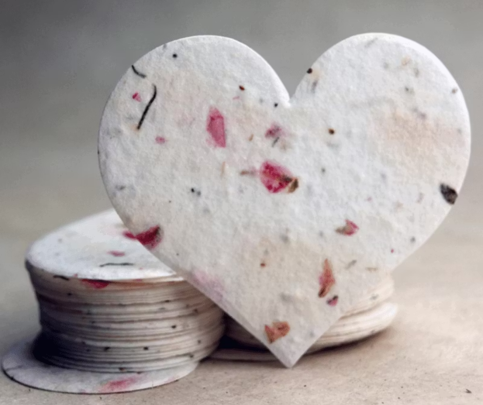 DIY Fröpapper - Vackert, unikt och personligt att ge bort!