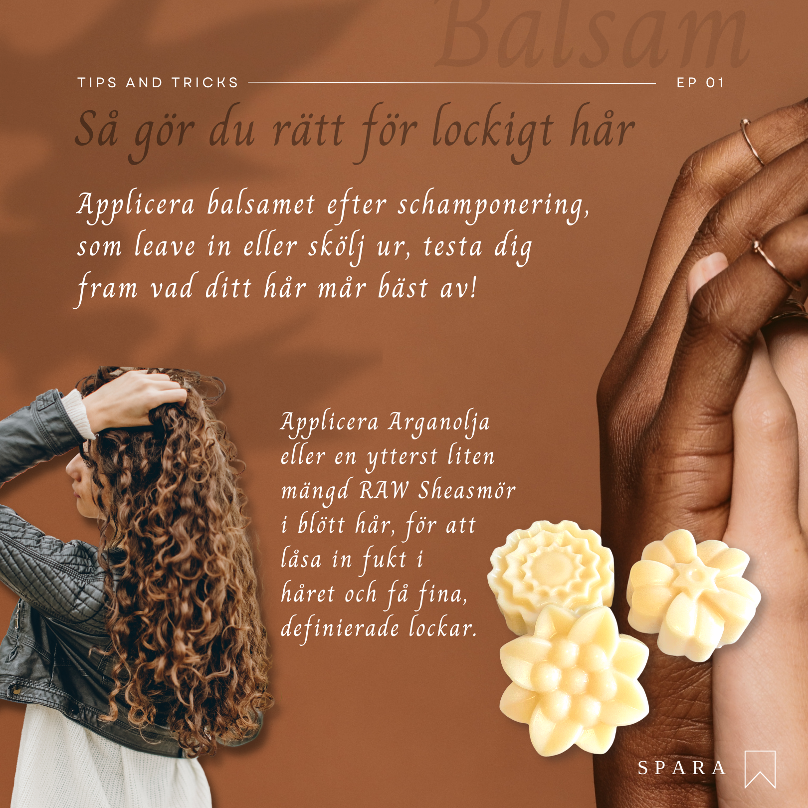 Balsamkaka UTAN DOFT, Lotion & Värmeskydd 3 in 1 - Dalarnaseko.se