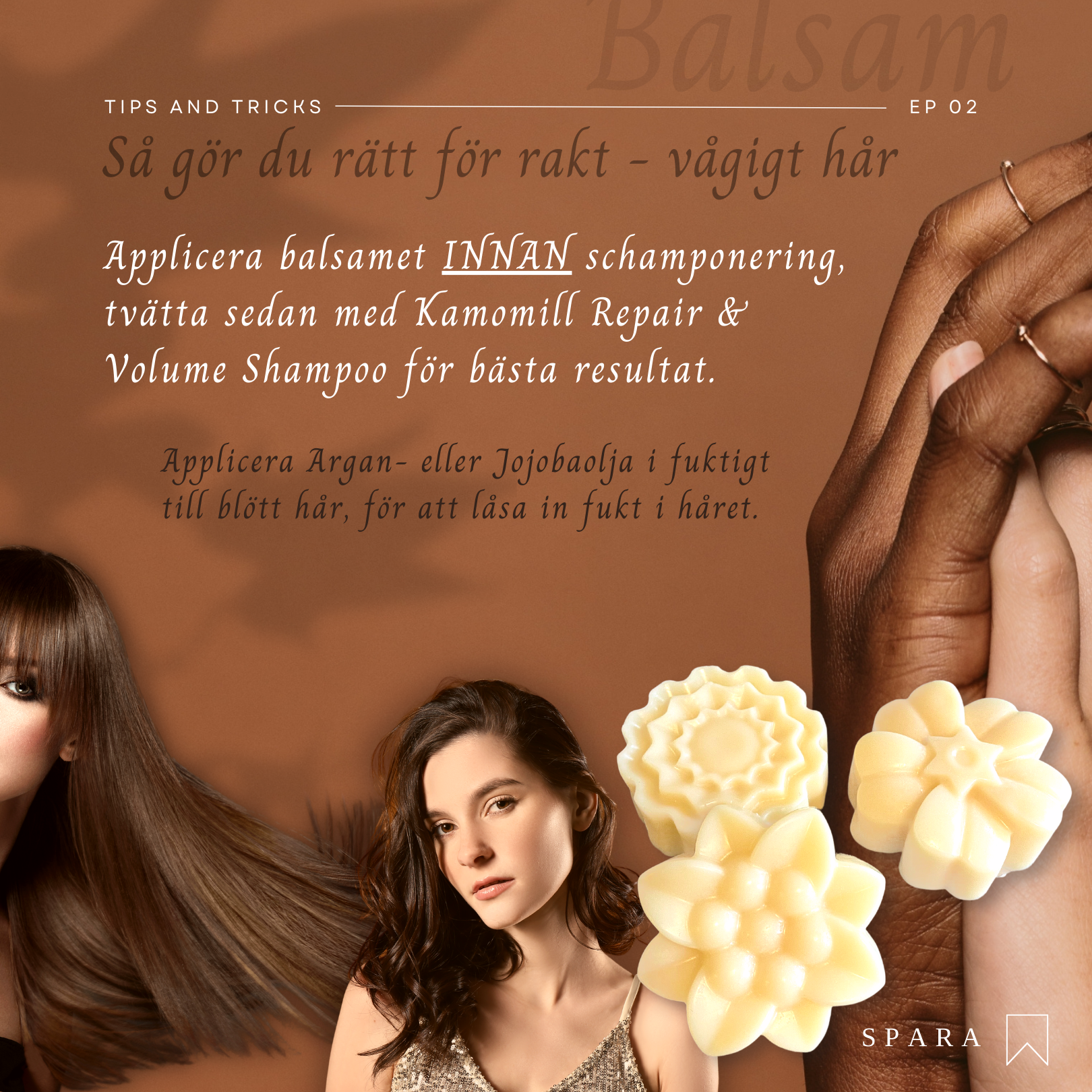 Bergamott & Neroli, Balsamkaka, Lotion & Värmeskydd 3 in 1 - Dalarnaseko.se