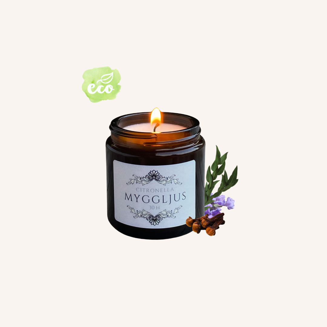 Organic Mosquito Candle - Keeps mosquitoes away and purifies the air!