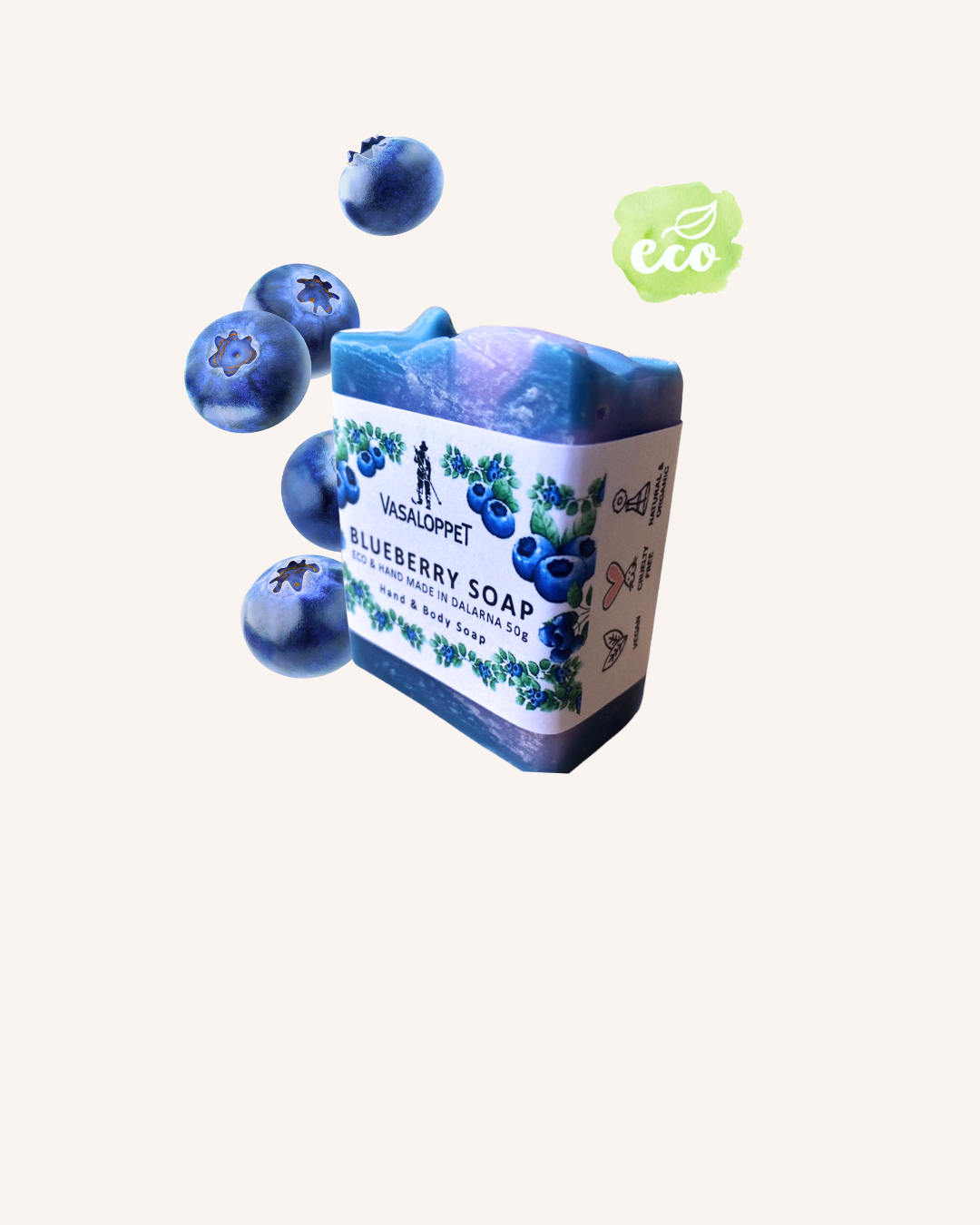 JUBILEUMSTVÅL: Blueberry ECO Hand & Body Soap