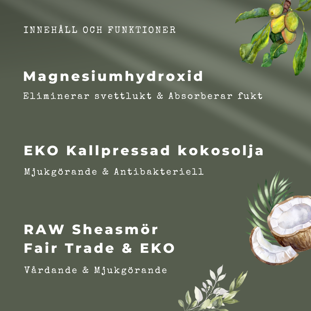 Naturlig Deodorant Patchouli / Doftfri EKO - Dalarnaseko.se