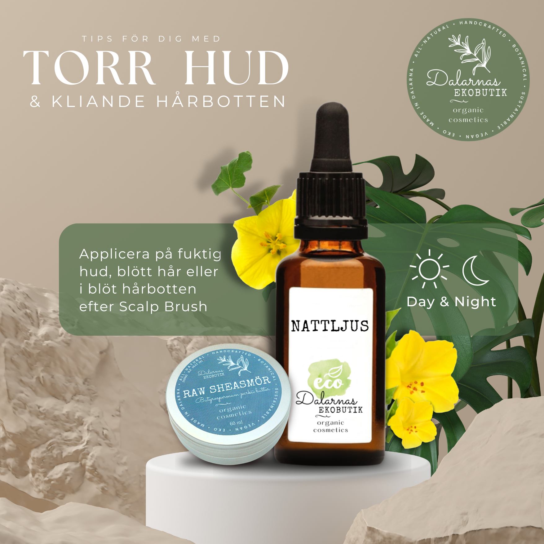 Nattljusolja EKO, kallpressad, perfekt för torr hud och hårbotten - Dalarnaseko.se