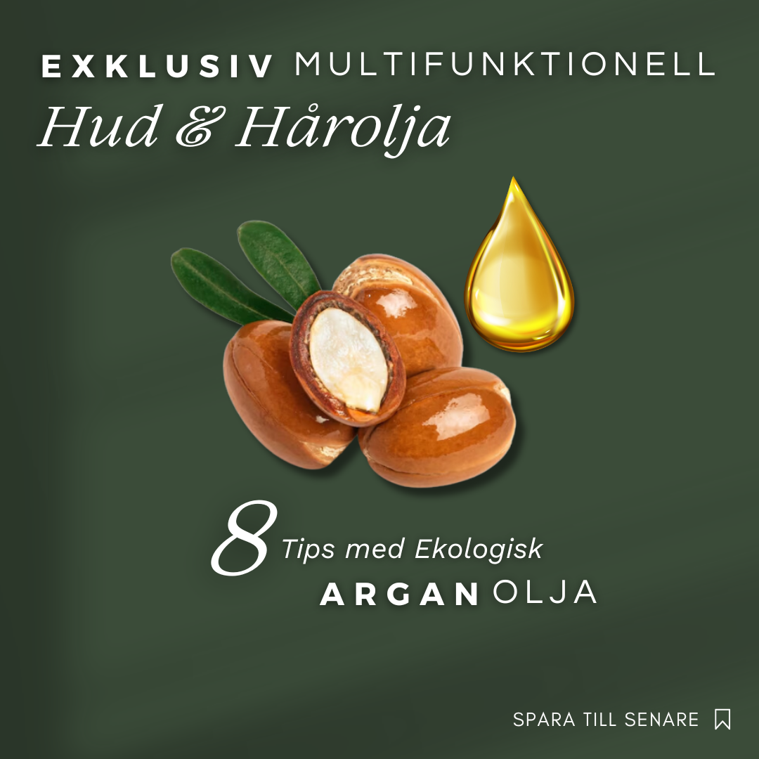 Arganolja EKO, exklusiv, multifunktionell hud- & hårvård - Dalarnaseko.se