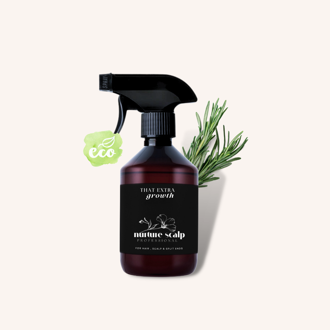 Växa-mist: THAT EXTRA GROWTH Rosemary LEAVE-IN Conditioner & Scalp Care för att boosta hårväxt