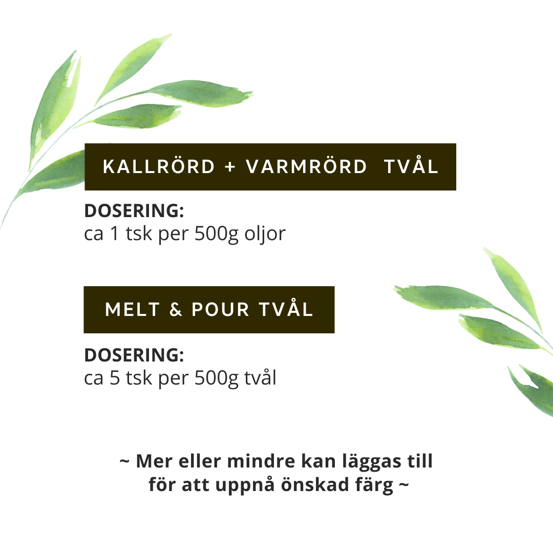 Blå indigo, naturlig växtfärg