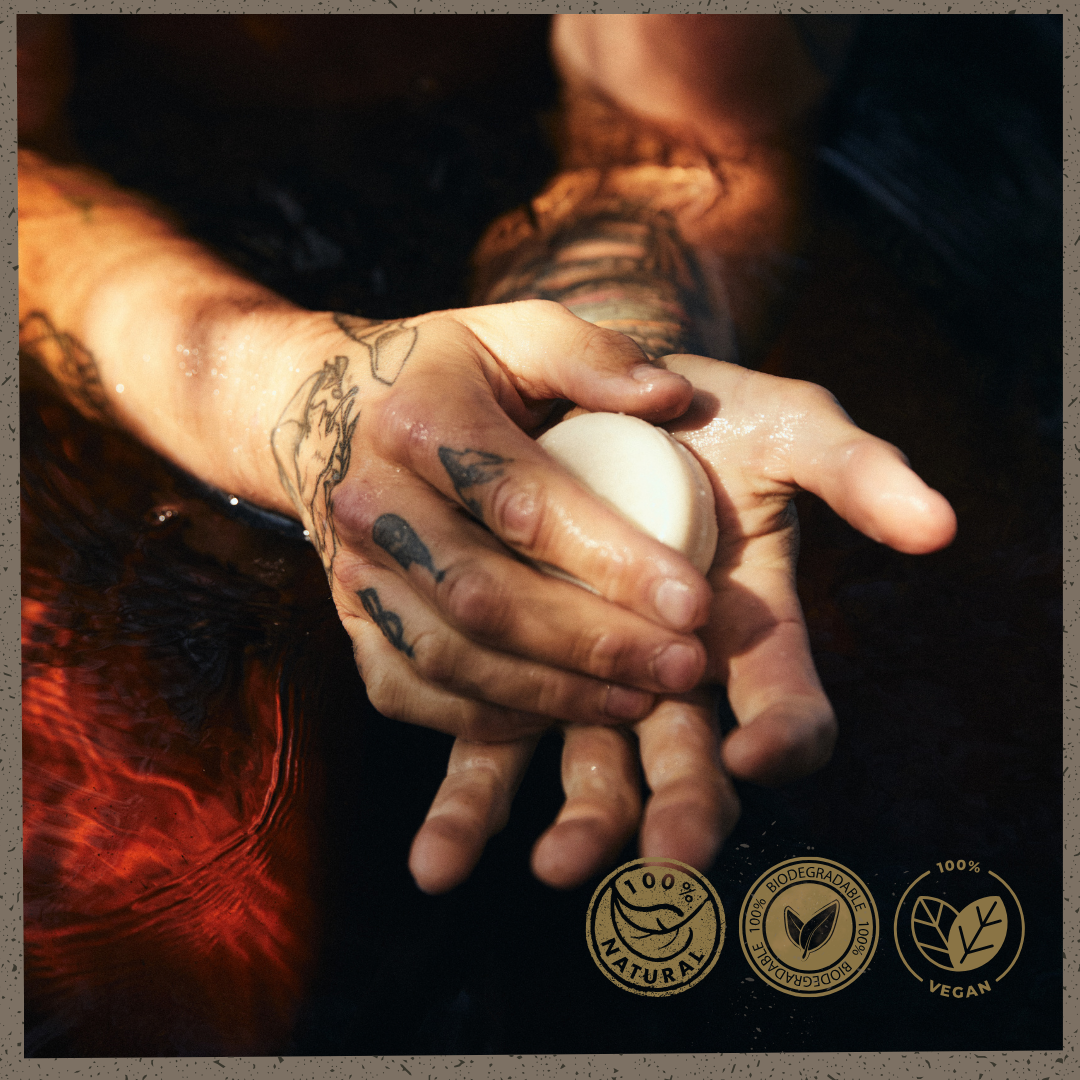 Outdoor Shampoo 70 g, 3 in 1: Schampo, Balsam & Tvål (Schampokaka Sensitive) - Dalarnaseko.se