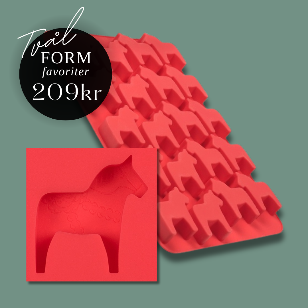 Silicone mold Small Dala horses