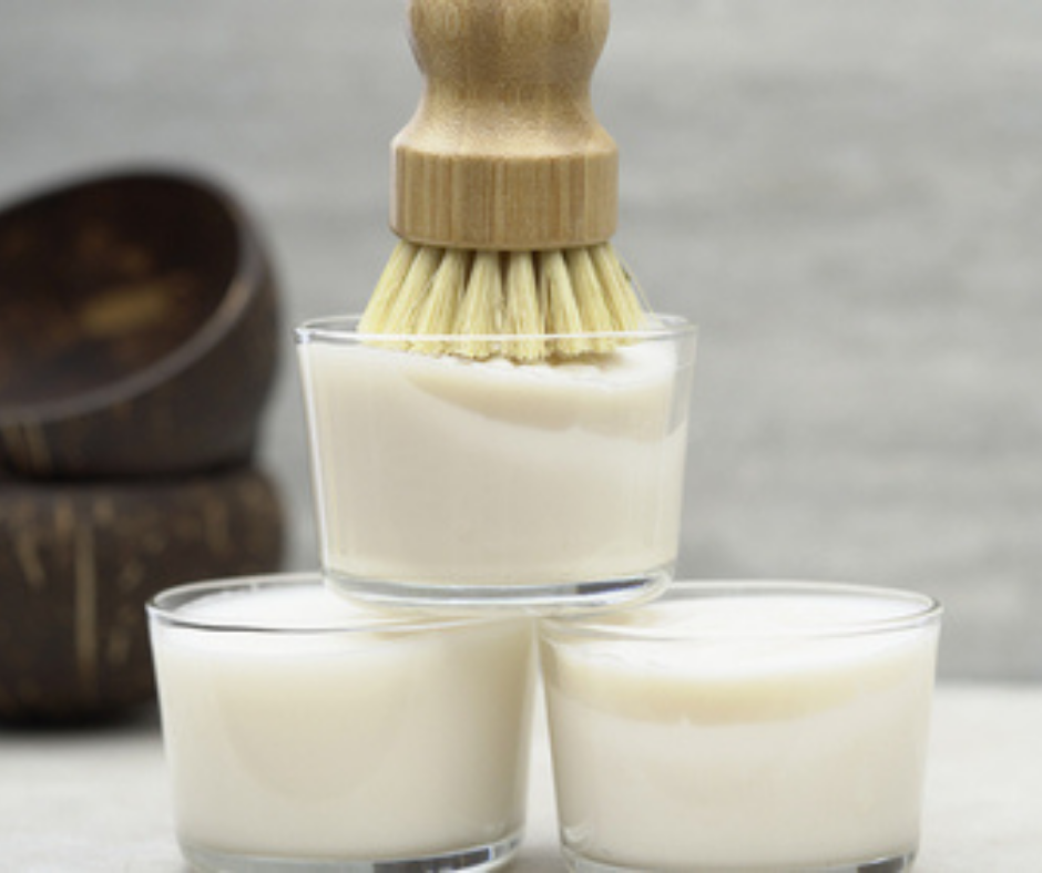 Gör din egen disktvål i glasbehållare - en riktigt rolig gå-bort-present!