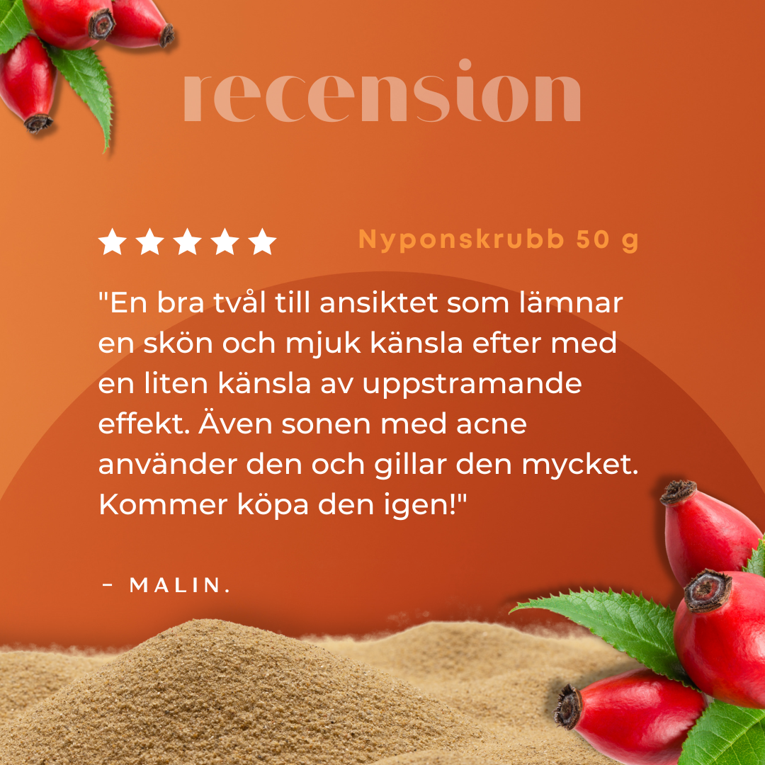 Nyponskrubb EKO, bästa peelingtvålen, Renewing Body Peeling Soap - Dalarnaseko.se