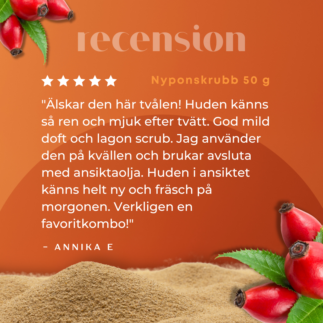 Nyponskrubb EKO, bästa peelingtvålen, Renewing Body Peeling Soap - Dalarnaseko.se