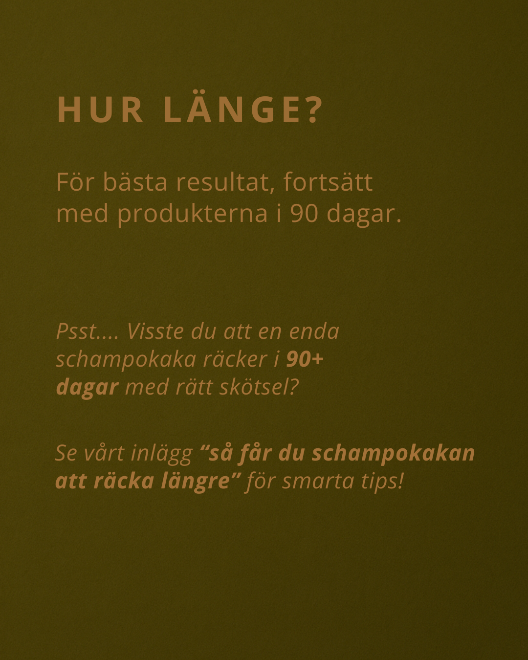 GROW ME FASTER – Växa-balsamkaka med Capilia Longa™