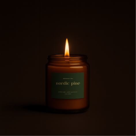 Nordic Pine – Doftljus av svenskt rapsvax