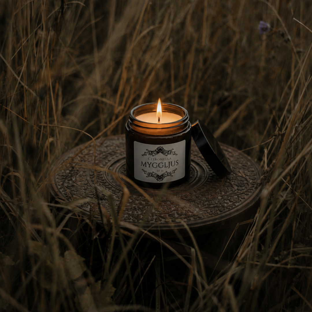 Organic Mosquito Candle - Keeps mosquitoes away and purifies the air!